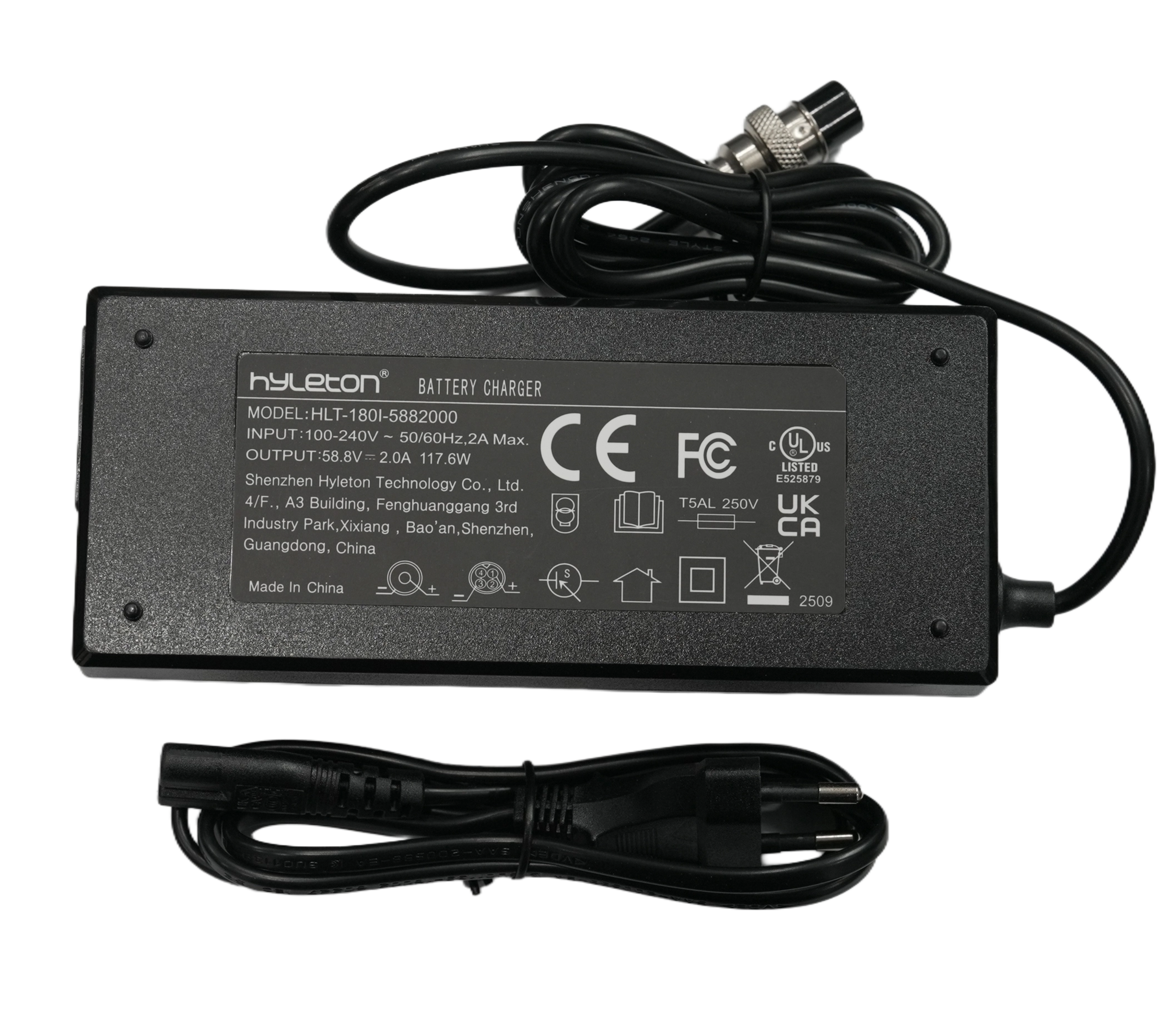 58.8V 2A Charger for ZSB1/ZSB2 Electric Scooters