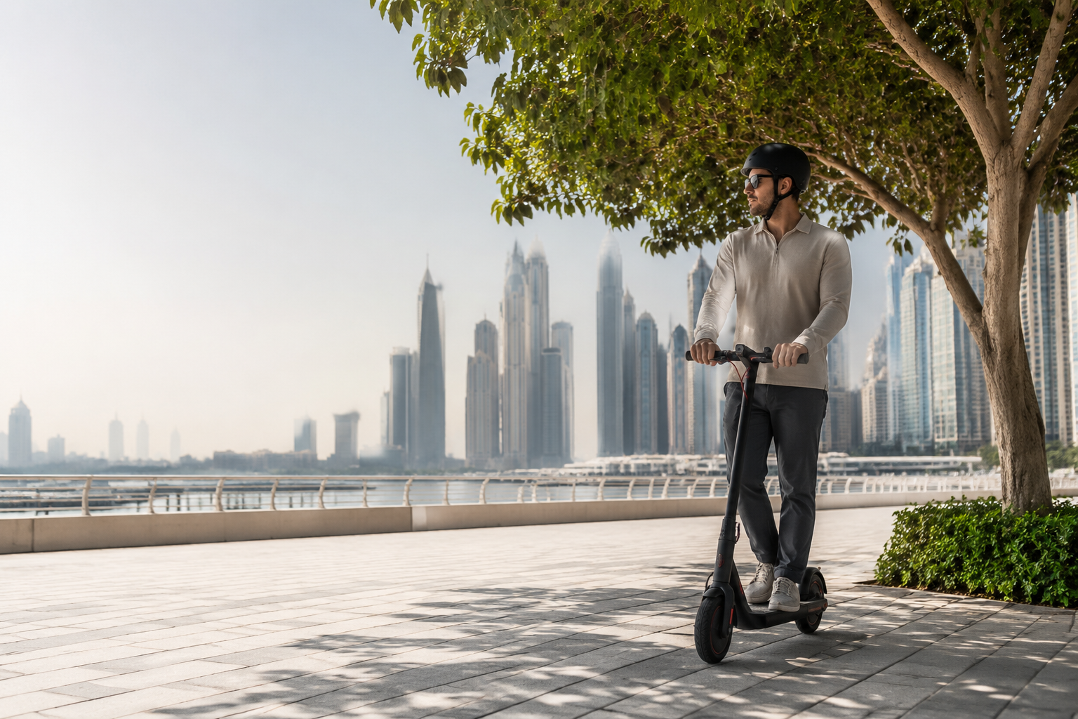 Electric Scooter Dubai Extreme Heat Riding Tips