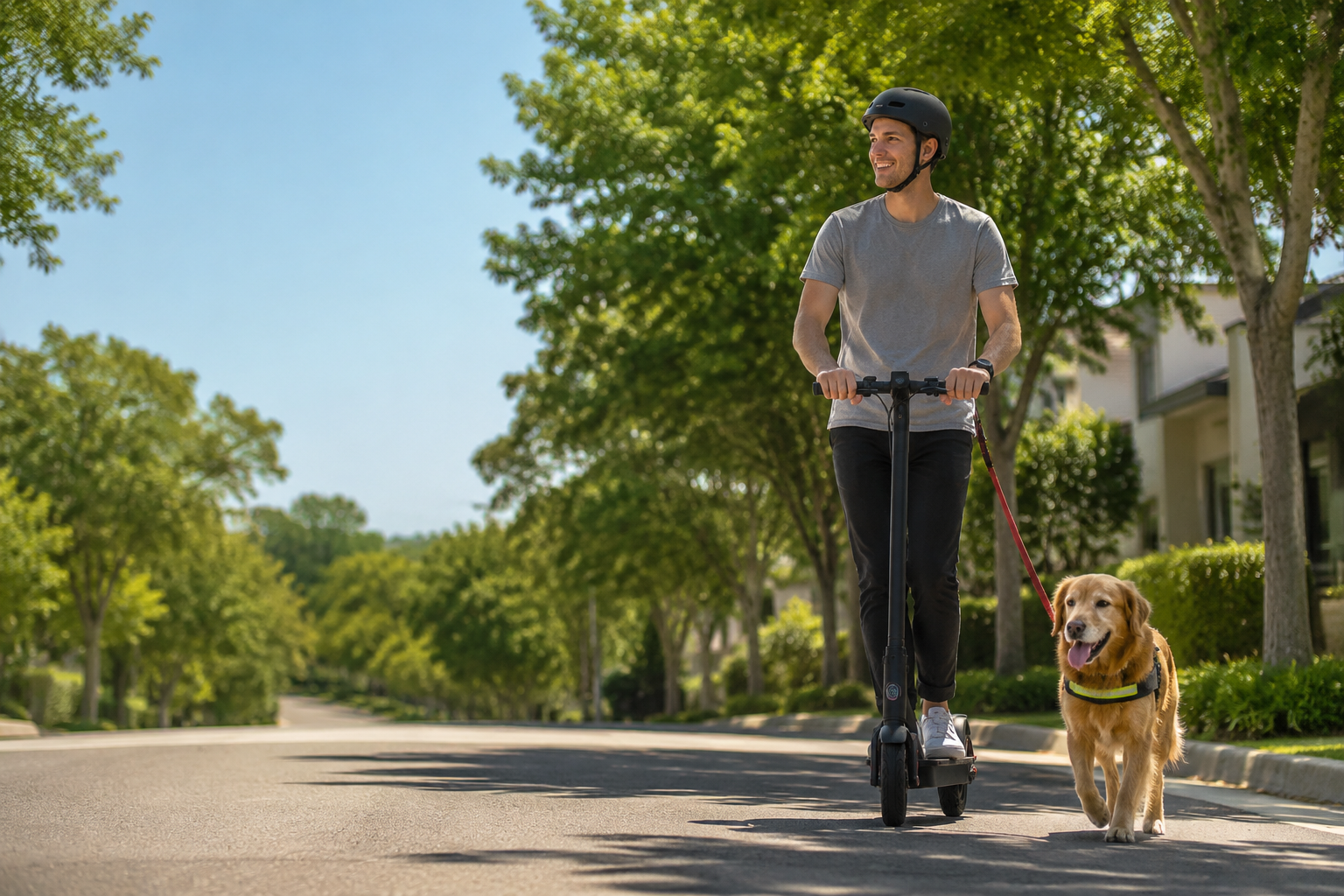 Electric Scooter for Dog Walking: Is It Safe?